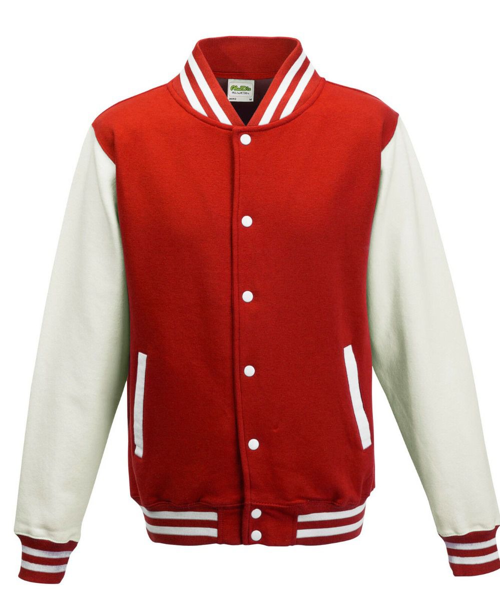 Baseball Vests Red White - Baseball jackets